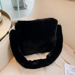 Waist Bags Drop Handbag Designer Women's Plush Shoulder Soft Fur Hobo Women Large Capacity Purse Lady Sac