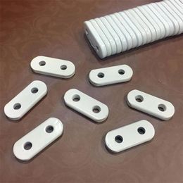 Mats White Coating Lead Weights Lead Block Put Bottom Weight Gain Curtain for Home Curtain Lead Wire Weighting Iron Curtain Accessory