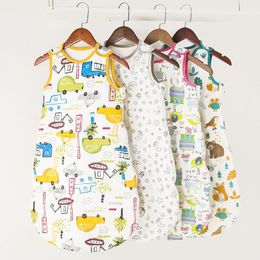 Stitch Happyflute Newborn Zipper Sleepsack Wrap Baby Short Sleeve Cotton Sleeping Bag Blanket Bedding