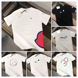 Tshirts Tasarımcı T Shirt Adam Üstleri Erkek Tişörtleri Kadın Giysileri Erkek Moda Kadın Giyim Mürettebat Boyun Nefes Bitebilir Pamuk Kısa Mektup Baskı