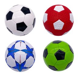 Balloon Size 2 Child Football Outdoor Sport Sewing Machine PU Ball High Quality Rubber Liner Gifts For Kids Parent Games 230704