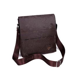 One shoulder bag men's leather cross body men's bag new backpack men's small leather bag Briefcase