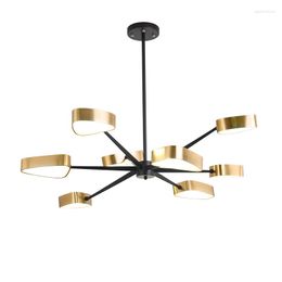 Chandeliers Postmodern Light Luxury Chandelier Creative Personality Bedroom Restaurant Lamp Nordic Minimalist Living Room El Lamps