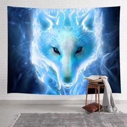 Tapestries Ice and Fire Tapestry Animal Game Wall Hanging Tapestry Living Room Bedroom Home Blanket Beach Towel Decoration R230705