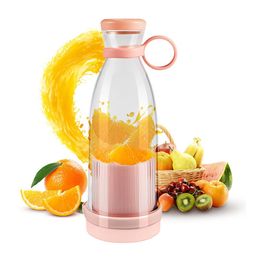Juicers Mini Blender Bottle Electric Juicer Hine Usb Portable Smoothie Mixer Citrus Orange Squeezer Household Fresh Juice Blender