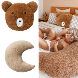 Gadgets Plush Sky Pillows Emotional Moon and Bear Shaped Pillow Baby Room Chair Decor Seat Cushion