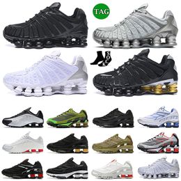 Outdoor Sports Mens Running Shoes Sh0x TL Men Trainers Shxs R4 301 Triple White Black Metallic Gold Silver Sunrise Red Blue Ar Jogging Sneakers