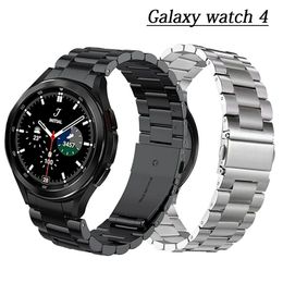 Premium Stainless Steel Strap for Samsung Galaxy Watch 4 Classic Curved End Bracelet Band