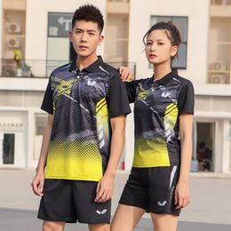 Other Sporting Goods Men Women Tennis T Shirt Quick Dry T Shirts Badminton Table Clothes Man Athletic Tops Tee Sports Suits 230704