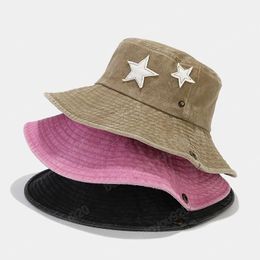 Fashion Korean New Women Bucket Hat Hot Girl Panama Fisherman Cap Outdoor Visor Breathable Sun Cap Bob Hip Hop Caps