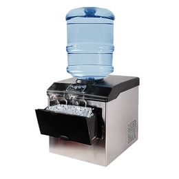 LINBOSS Barware Countertop Ice Maker Portable Home Countertop Ice Machines Homeuse Portable Counter Top Automatic Ice Buckets and Coolers Making Machine