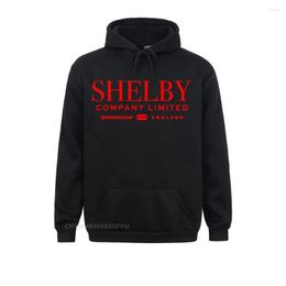 Men's Hoodies Men Shelby Company Limited Inspired Letter Printed Fashion Top Oversized Hoodie Crewneck Black Shirt