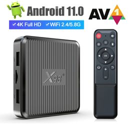 X98Q TV Box Android 10 Ram 1G 2G ROM 8G 16G 4K HDR10+ MINI 5G Set Top Box