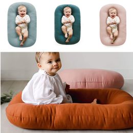 Baby Cribs Baby Crib 75x45x9cm nest Lounger born Sleeping Portable Snuggle Infant Nest Bed Boys Girls 230705