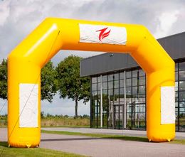 Custom Logo Big Race Inflatable Finish Line Arch Party For Outdoor Event