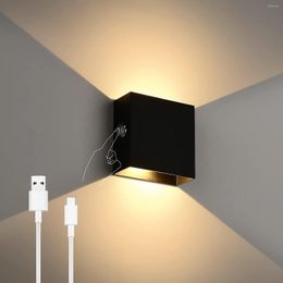 Table Lamps Rechargeable USB Wall Sconce Lights Touch Dimming Magnetic LED Mounted Lamp For Bedside Corridor Stairwell