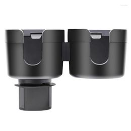 Interior Accessories Cup Storage Holders For Cars 2-in-1 Multifunctional Car Holder With Self-Regulating Spring Tabs Adjustable Expander