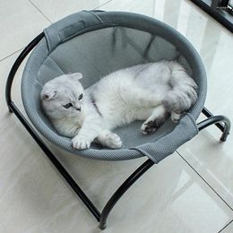 Cat Beds Bed Dog Pet Hammock Free-Standing Sleeping Supplies Wash Stable Detachable Breathability Easy Assembly Indoor