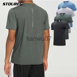 Men's T-Shirts Mesh Short Sleeve Sport ShirtQuick Dry Men's Sports Running Tshirt Breathable Basketball Training Shirt Sport Gym Workout Top J230705