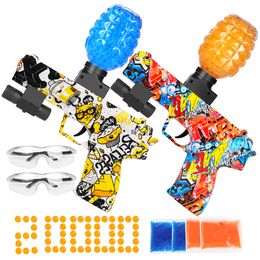 Gun Toys ferventoys Gel Ball Toy Automatic Splat with 20000 Water Beads Outdoor Activities Game Gift for Teens Boys and Girls 230704