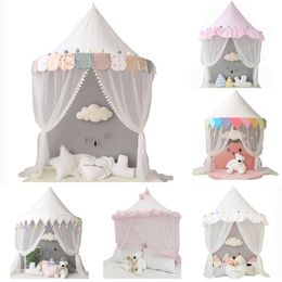 Netting Baby Mosquito Net Bed Canopy Play Tent for Children Kids Play House Canopy Bed Curtain for Bedroom Girl Princess Decoration Room