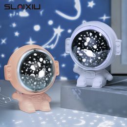 LED Light Sticks Galaxy Projector Starry Sky Rotating Night Planetarium Children Bedroom Star Lights Moon Kids Gift Lamp adwfd 230705