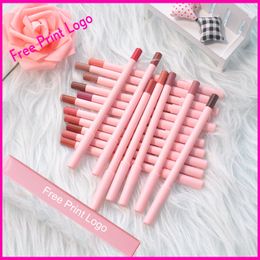 Lip Pencils Pink Lipliner Pencil Private Label Matte Natural Waterproof Lip Liner Pigment Customized Makeup Wholesale Items For Resale 230705