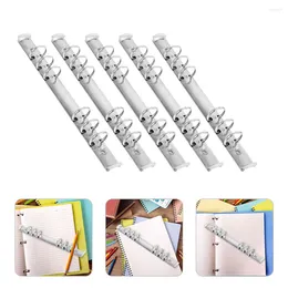 Pcs Office File Folders Scrapbook Po Binder Loose Leaf Clips Binding Spine Combs Rings Stainless Steel Notebook