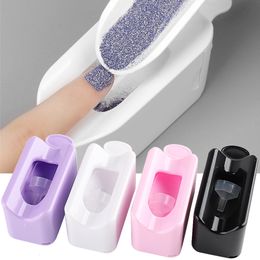 Nail Glitter Nail Glitter Powder Recycling Box Dip System Dust Collector Shiny Sequin Container Holder Manicure Storage Case SCF 230705