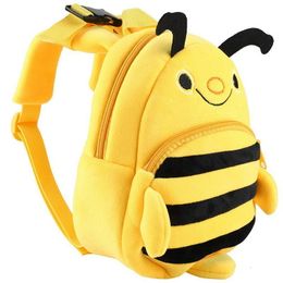 Backpacks backpack Children's toy Children Toddler Preschool Backpack Cartoon Little Bee Baby Kids Lunch Bags 230705