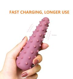 Silicone 10 Mode Barbed Vibrator Dildo Anal Butt Plug with Spikes Vagina G spot Pussy Clitoral Massager Woman Sex Toy230706