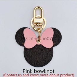 Key Rings New Designer Key Chain With Dustbag Box Mono Accessories Key Ring Leather Letter Pattern Christmas Gift To Her Luxurious Purse Pendant J0706