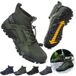 Hiking Footwear Unisex Outdoor Water Shoes Trekking Hiking Shoes Breathable Wading Sports Sneakers High-Top Barefoot Athletic Climbing Footwear HKD230706