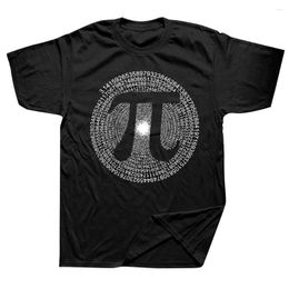 Men's T Shirts Funny 3 14 Pi Number Symbol Math Science Graphic Cotton Streetwear Short Sleeve Birthday Gifts Summer Style T-shirt