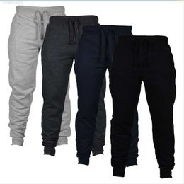 Men's Casual Sweat Pants Jogger Harem Trousers Slacks Wear Drawstring Plus Size Solid Mens Joggers Slim Fit Men Sweatpants0o6285n8