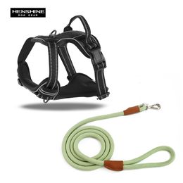 Dog Apparel Universal Durable Nylon Slip Rope Leash Comfortable Harnesses Leashes No Pull Harness for Large Dogs 230705