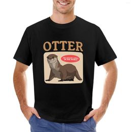 Men's Polos Otter Coolest Animal Otters Lover T-Shirt Plus Size T Shirts Men Clothing