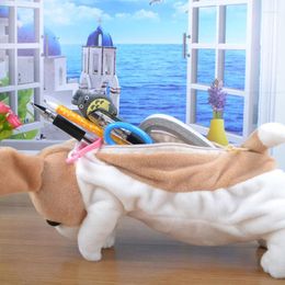 Style Dog Cute Pencil Case Soft Plush Kawaii School Stationery Pen Bag Gifts Back To Pouch