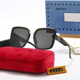 De Ggly Luxury Designer Sunglasses Shades for Women Square Frame Gafas Mens Glasses Polarized UV Sol Protectio Lunette Gole с Case Beach Sun Sunglas