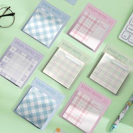 Sticky Note Paper Grid Simplicity Student Notepad Creative N Times Paste Notebook School Stationery Office Supplies