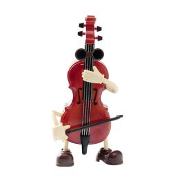 New spot puzzle early childhood gift Swing violin music box Music box Creative dynamic guitarist decompression gadget 20CM
