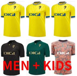 2023 2024 Cadiz Soccer Jerseys CADIZ CF Sponsor Negredo Camisetas De Futbol 23 24 LOZANO ALEX Bodiger Juan Cala CAMISETA A LIGA Pre-match Men Kids Football