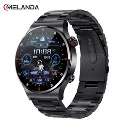 Smart Watches Dome Cameras MELANDA 2023 New Bluetooth Call Smart Men Full Touch Fitness Tracker Heart Rate Monitor Smart For Android IOS x0706