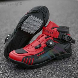 Cycling Footwear 2023 New Motorcycle Riding Shoes Men And Women Four Seasons Off-Road Motorcycle Boots Racing Boots Winter Motorcycle Travel Equi HKD230706