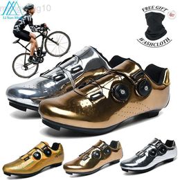 Cycling Footwear Women Road Bike Couple Cycling Shoes Men Outdoor Sports Ultralight MTB Cycling Shoes Sapatilha Ciclismo Self-locking Spd Shoes HKD230706