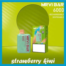 Mrvi Bar 6000 Disposable Vape Pen E Cigarette Device With 650mAh Battery 13ml Pod Prefilled Catridge rechargeable bigvape