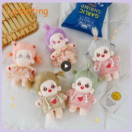 Dolls Multicolor Cotton Doll Variety Of Options Comfortable Fabric Clothes Dress Up Mini Set Fried Hair Cute 230705