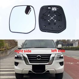 For Nissan Patrol 2011-2018 Car Accessories Exteriors Part Side Rearview Mirror Lenses Reflective Glass Lens with Heating