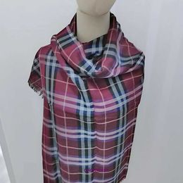 Fashion Bur winter scarves retail for sale National BBR Fashion Classic New Purple Plaid Scarf Non Return Exchange SF Pay Upon Delivery