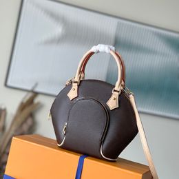 Designer Ellisse Borse a tracolla borse a conchiglia di lusso 1: 1 borse in pelle autentica di qualità 28 cm con scatola ML208